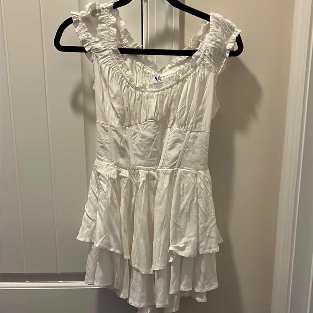 Princess Polly White Romper NWT SIZE 2 via Women’s